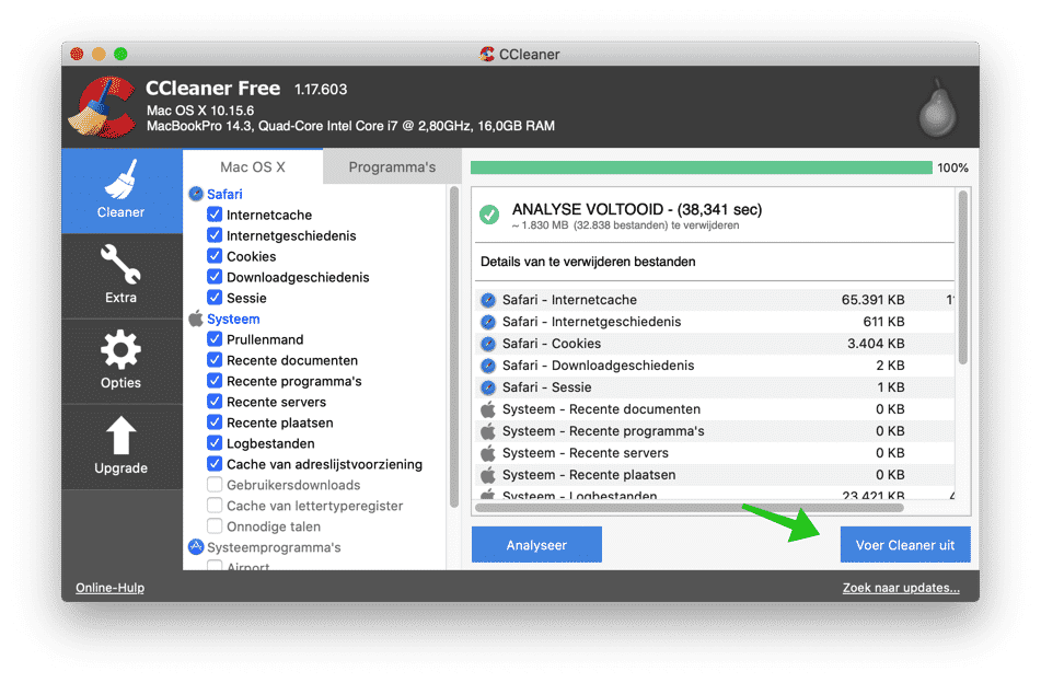 nettoyer mac avec ccleaner