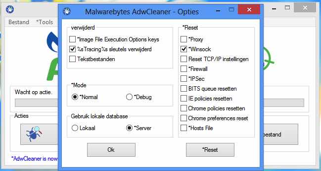 malwarebytes-adwcleaner-opties