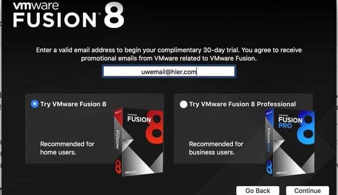 VMWare Fusion (Mac OS) – Maak een nieuw Virtual Machine