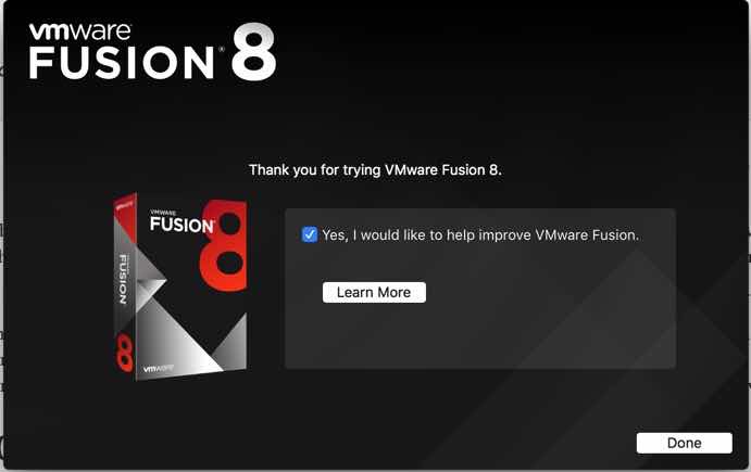 Installer VMware Fusion MacOS