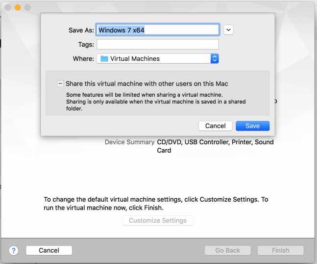 VMWare Fusion installeren MacOS
