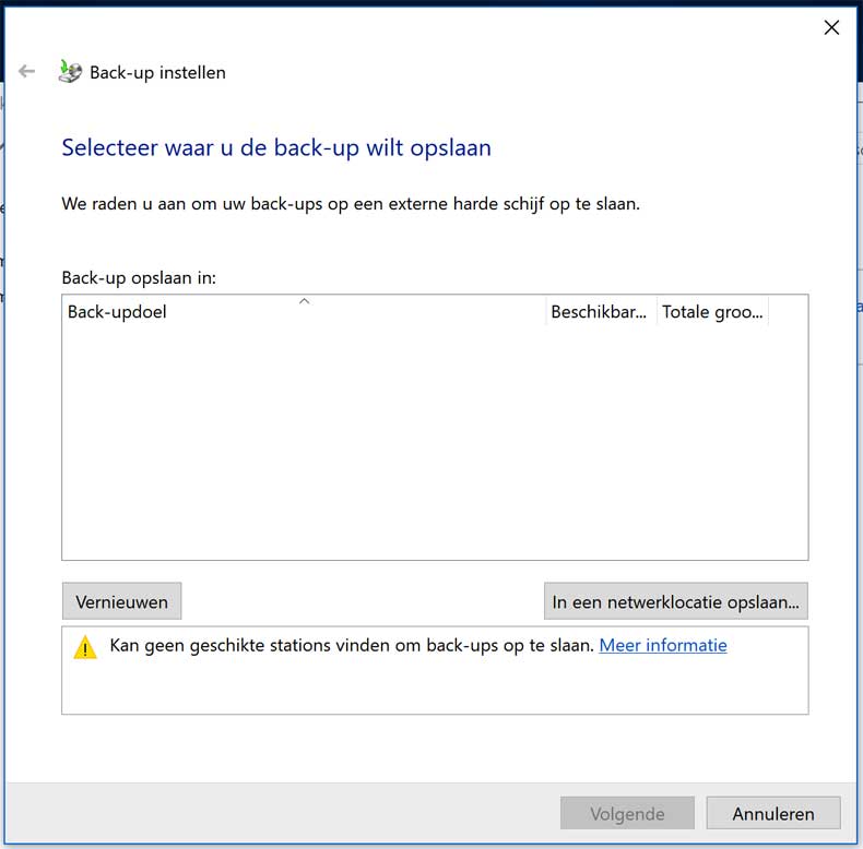 windows-10-backup-opslaan-externe-media