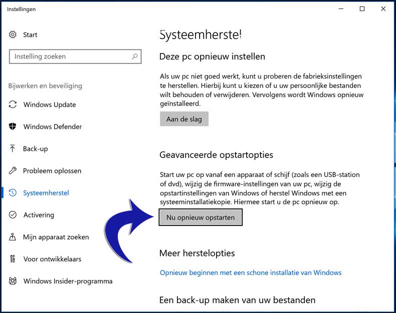 Windows-10-Advanced-Boot-Options-Neustart