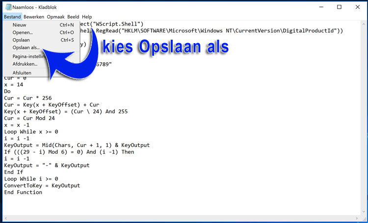 windows-licentie-code-opzoeken-notepad