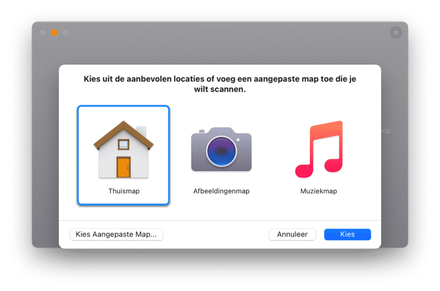 Dubbele bestanden zoeken in thuismap in Mac