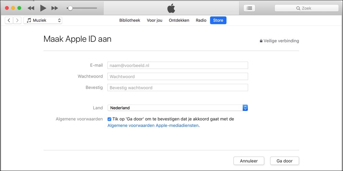 apple ID sem detalhes de pagamento