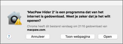 hider notification mac os