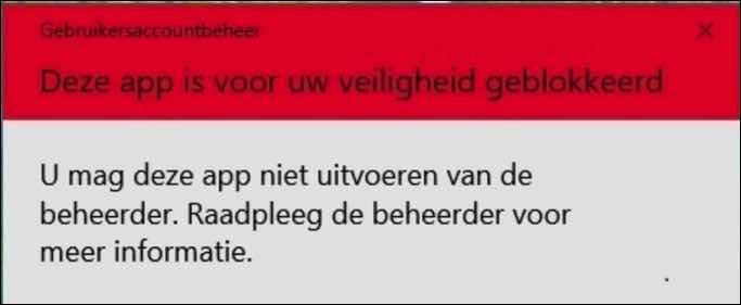 Deze app is voor uw veiligheid geblokkeerd - Oplossing en Tips - PC Tips