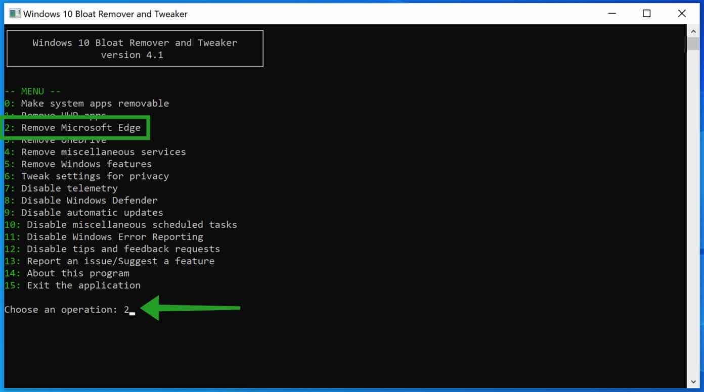 Windows 10 Bloat remover and Tweaker