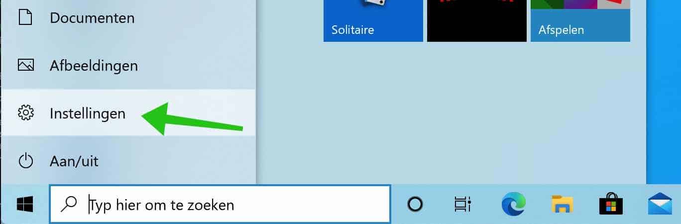 start menu windows