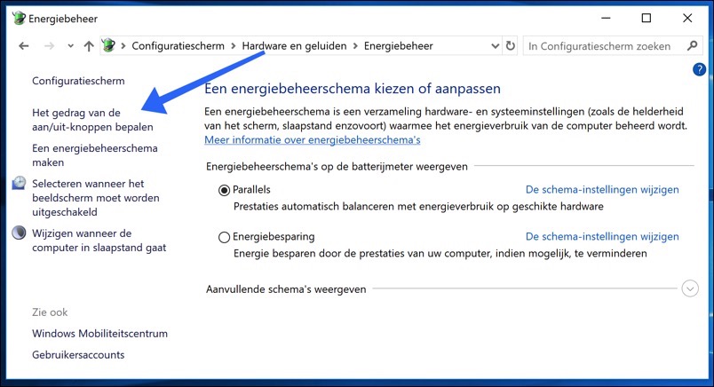 Change behavior on off buttons windows 10