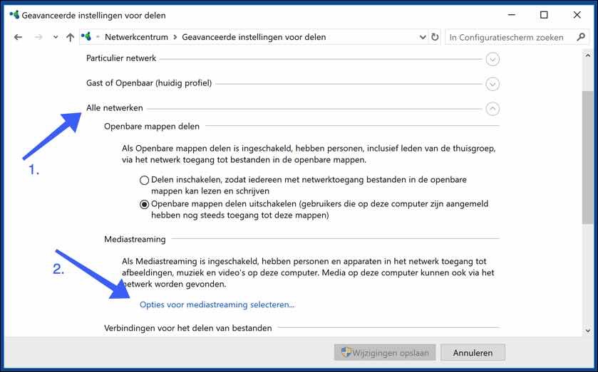 Mediastreaming in Windows 10 De website van Cor van den Burg