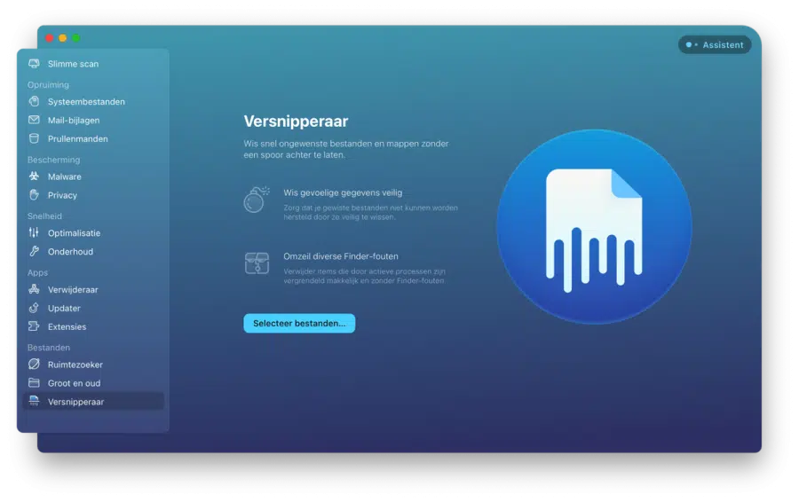 Bestand wissen zonder sporen achter te laten met de versnipperaar