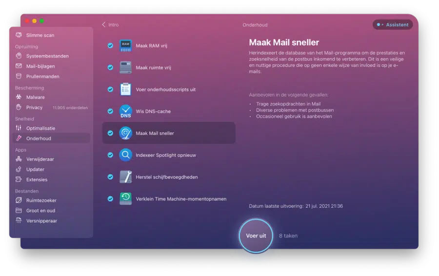 Mail sneller maken op Mac