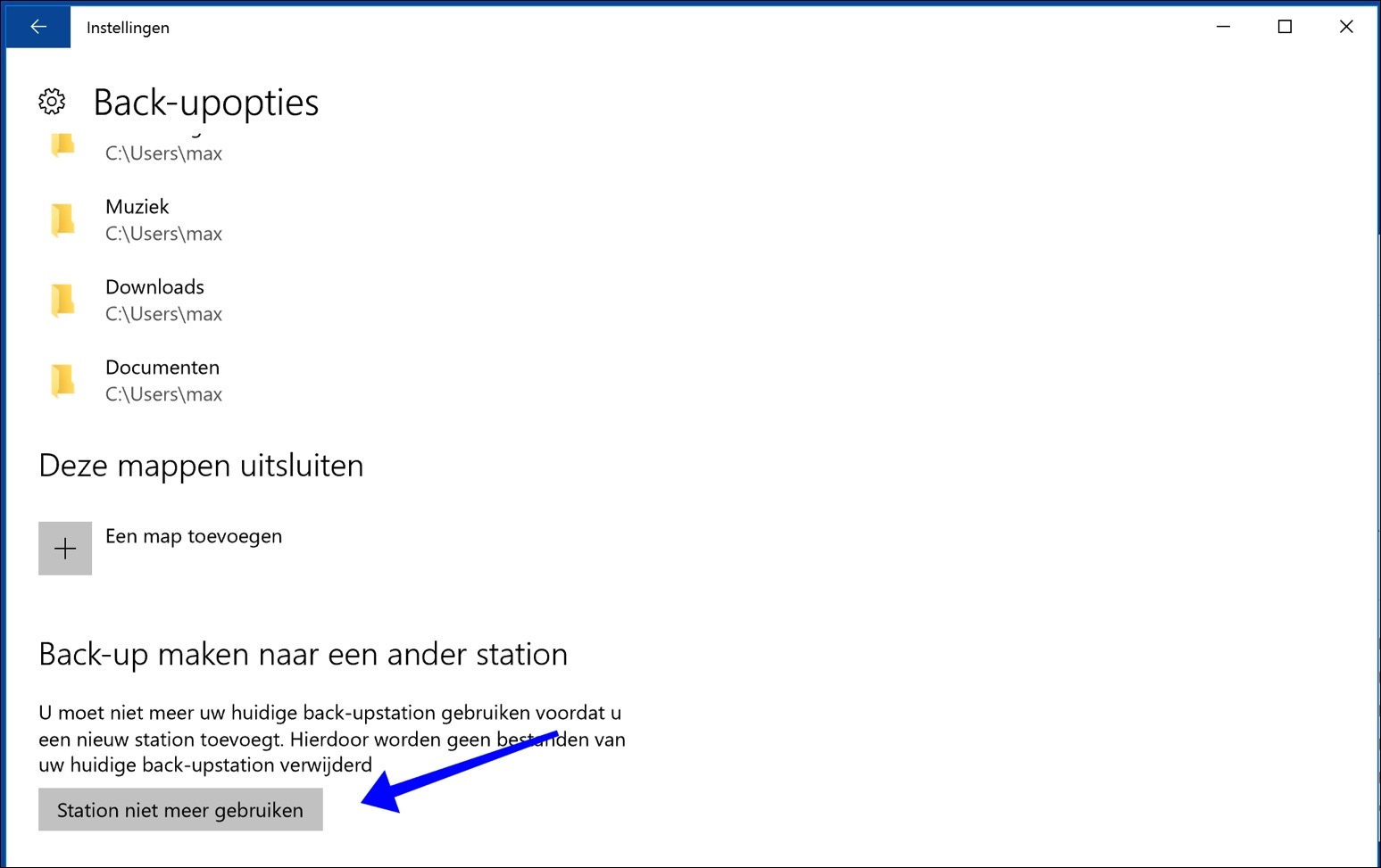 file history backup drive no longer use