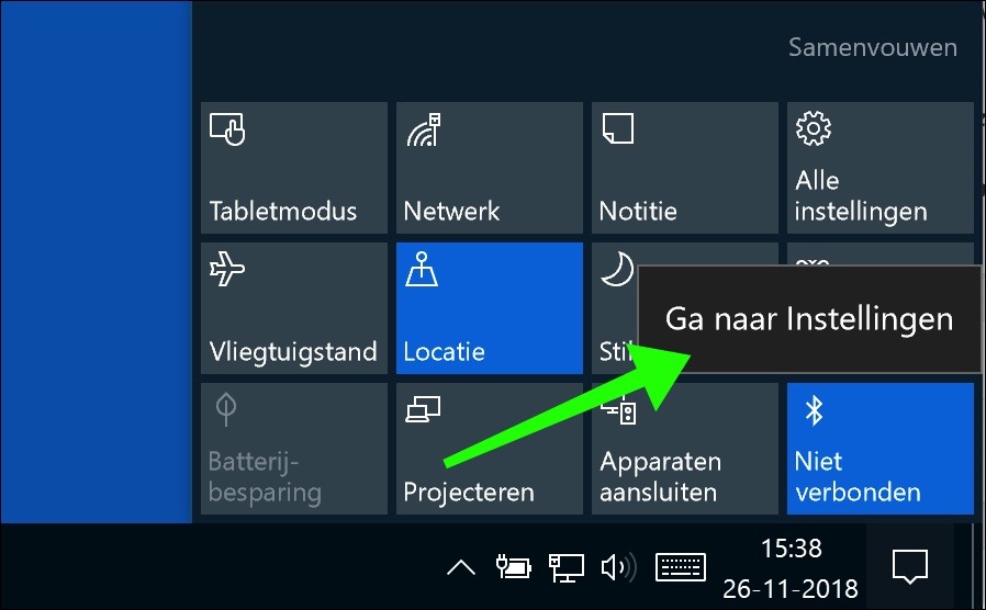 windows 10 bluetooth instellingen