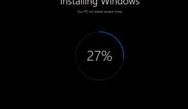 windows 10 wordt opnieuw geinstalleerd
