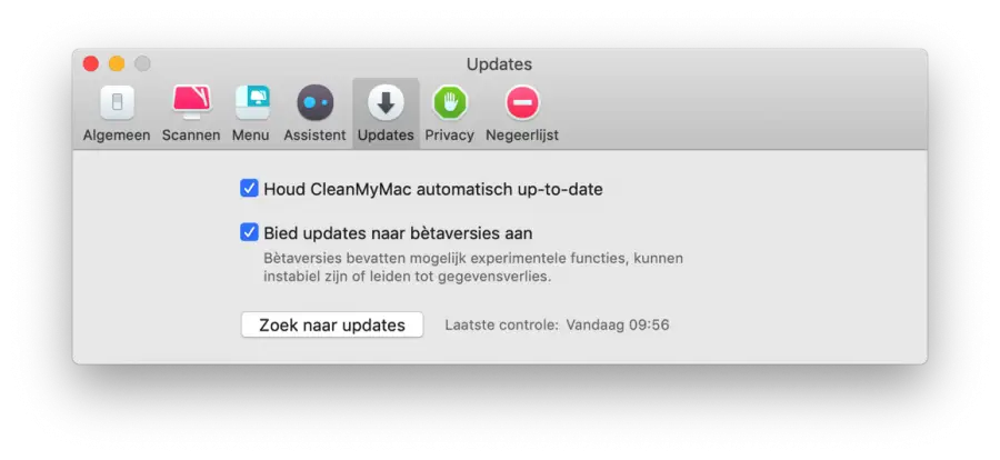 space lens activeren mac