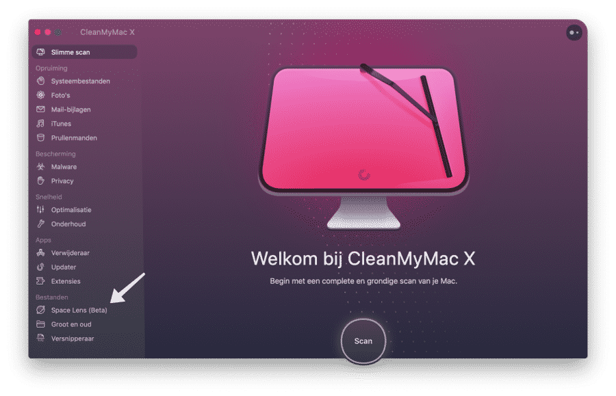 Weltraumobjektiv - cleanmmymac