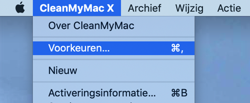 space lens cleanmymac menu