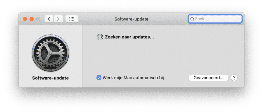 Installation von Updates langsamer Mac