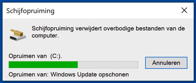 windows 10 bestanden opruimen