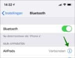 Schalten Sie die Bluetooth-Funktion der Airpods ein