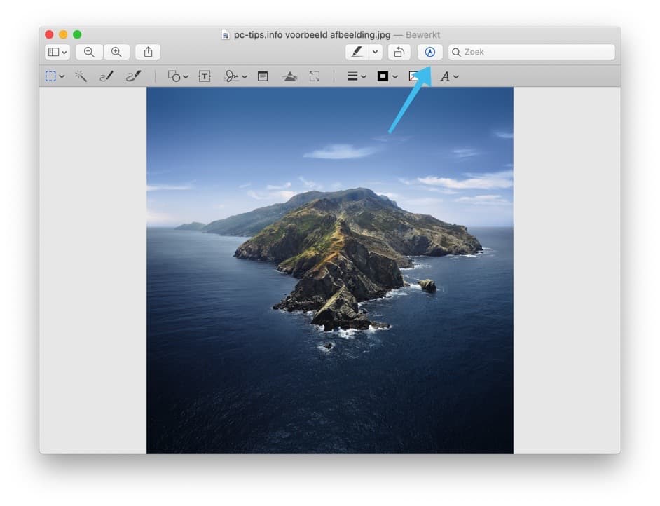 preview mac - annotate image