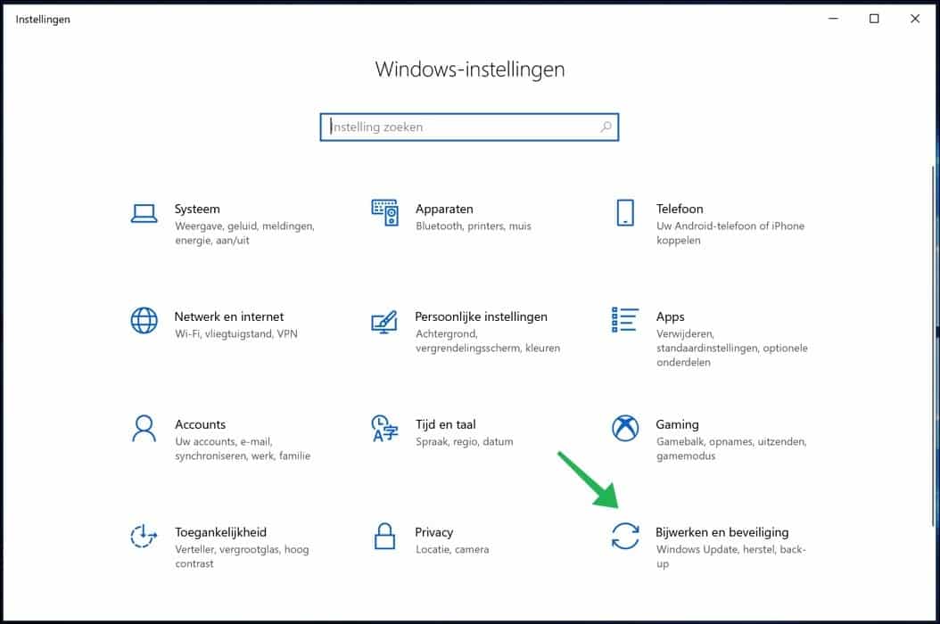 configuración de ventanas