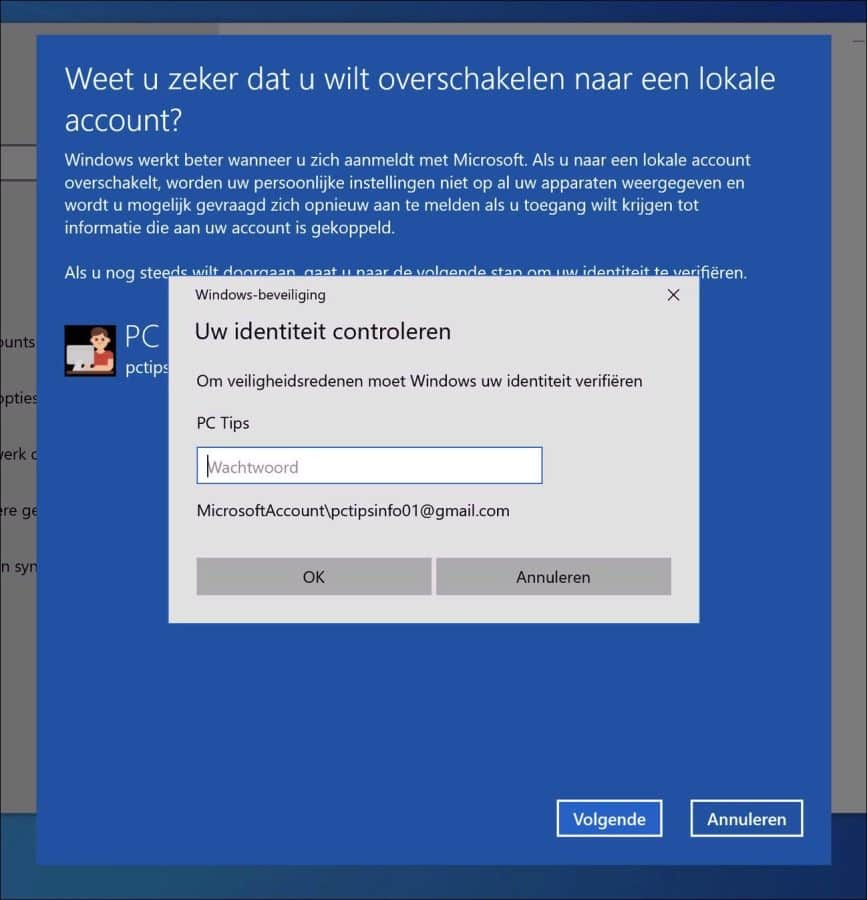 Uw identiteit controleren