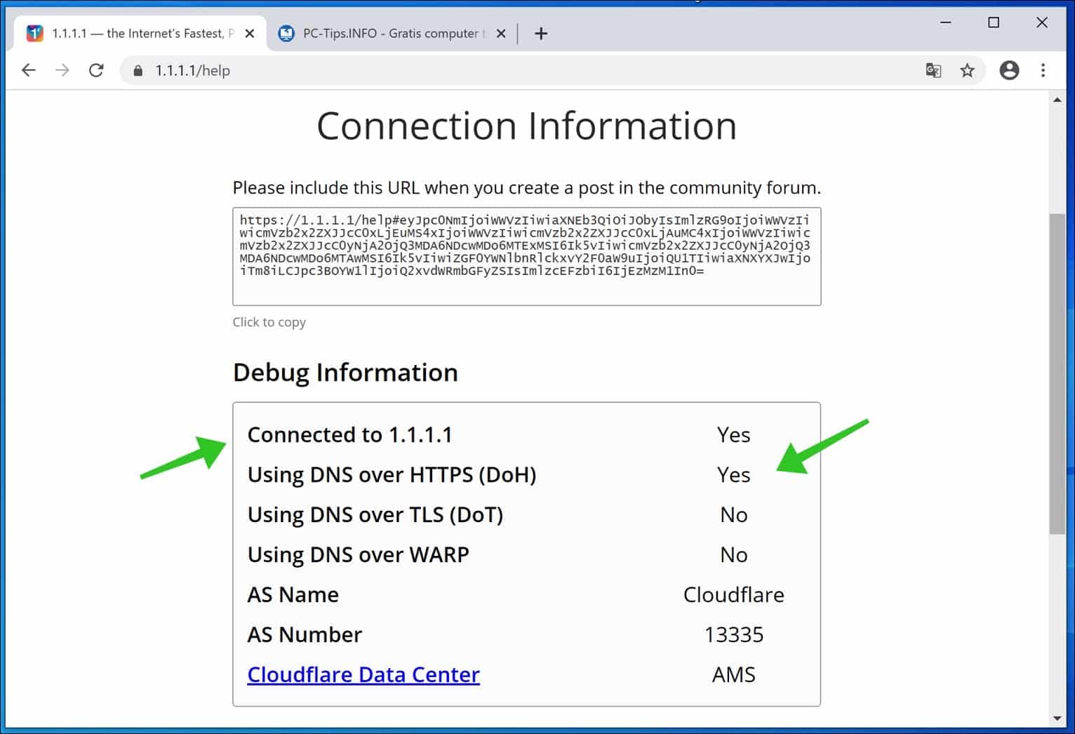 DNS sobre HTTP para Google Chrome