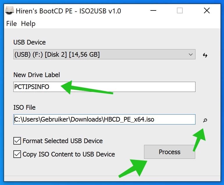 iso2usb alquiler bootcd