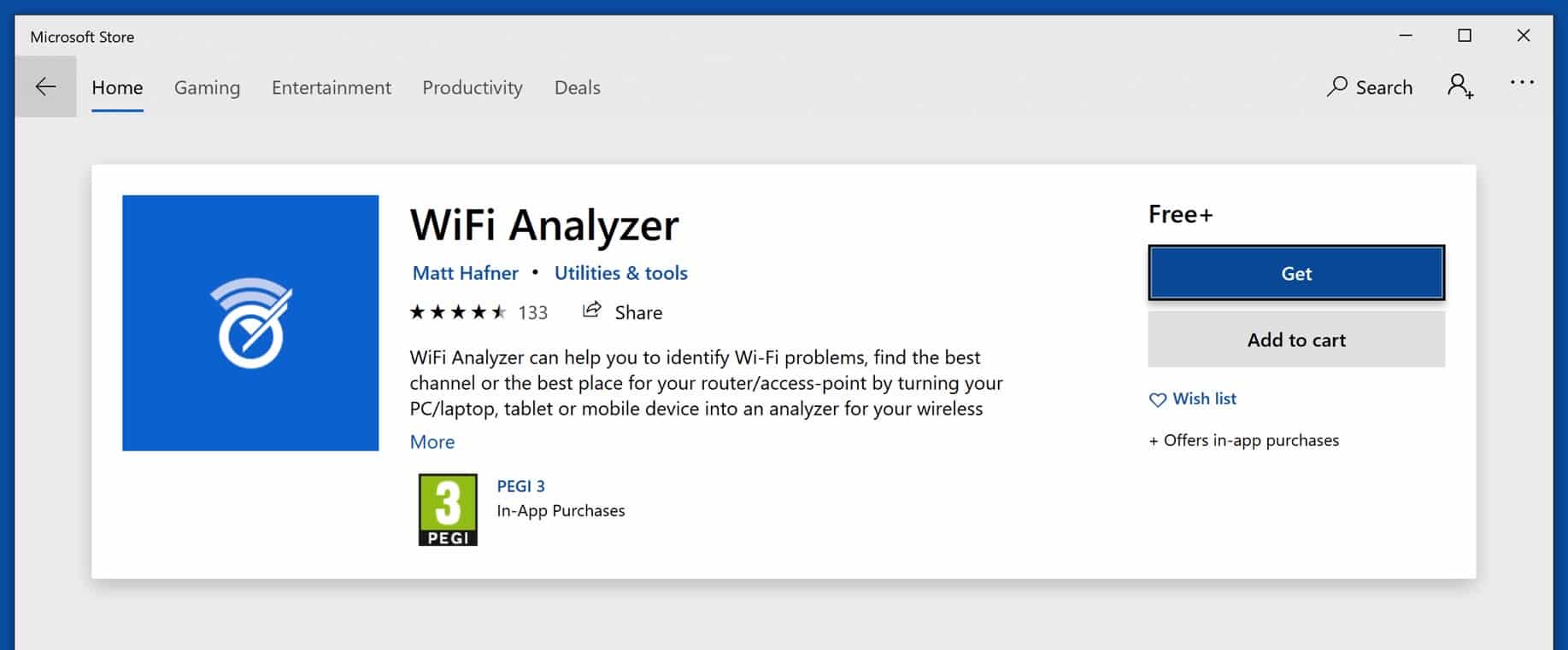 wifi analyzer applicatie