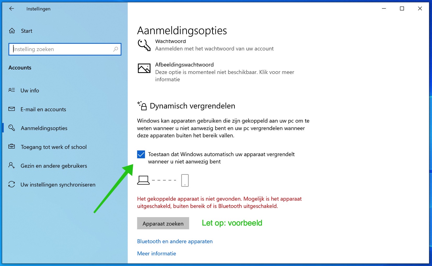 Bluetooth-Telefon dynamisch sperren