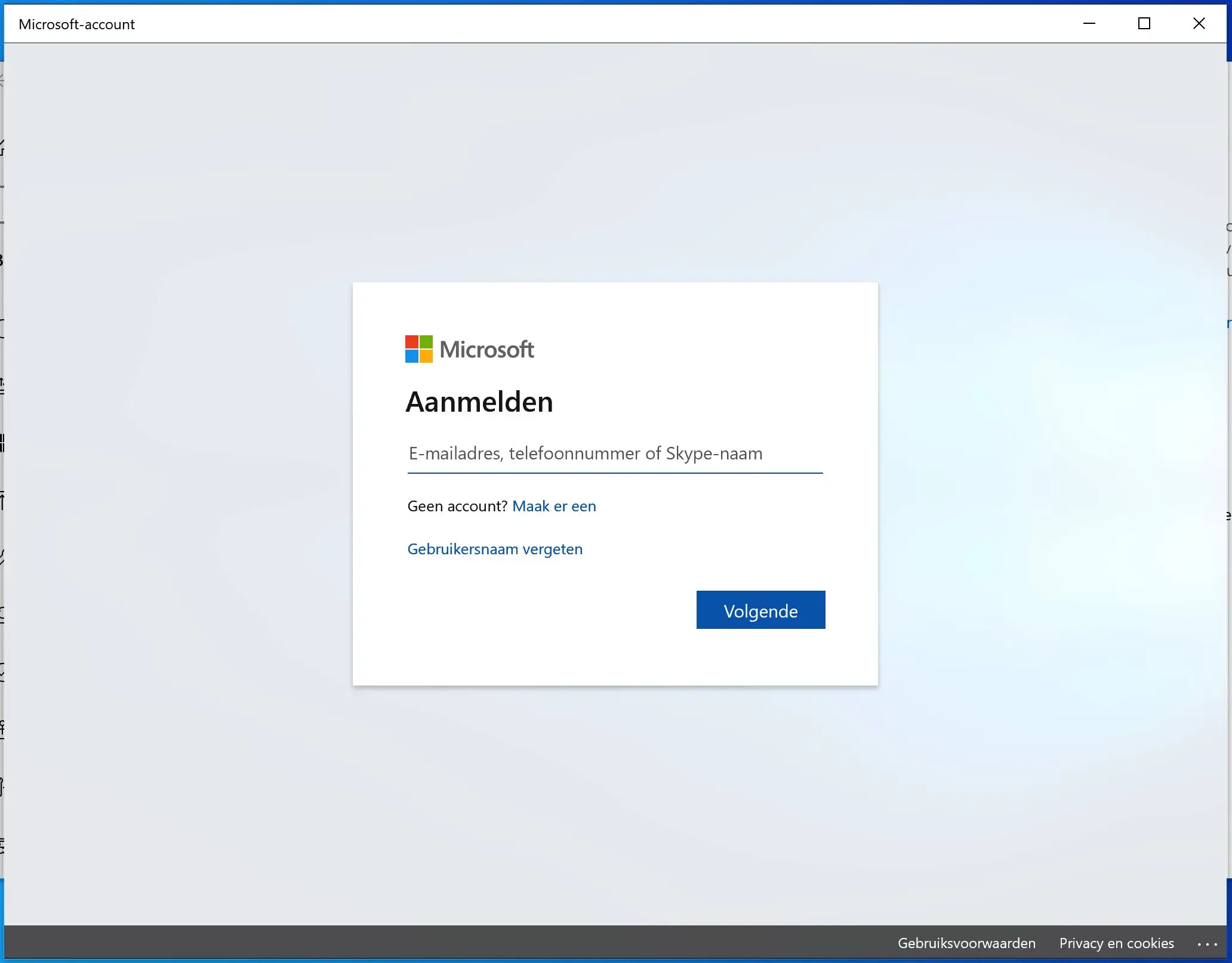 windows online activeren inlog
