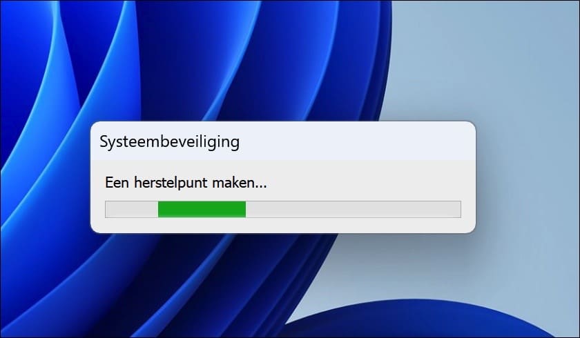 Herstelpunt maken