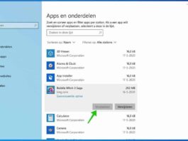 apps verplaatsen