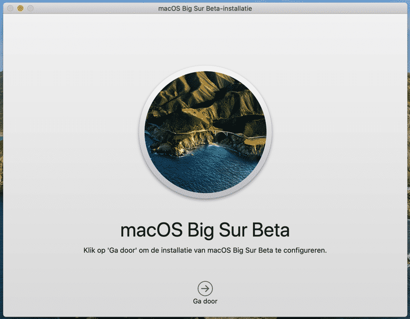 bigsur installation mac