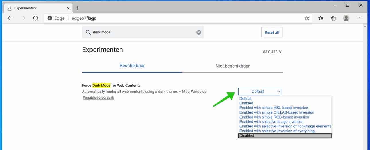 Aktivieren Sie den Dunkelmodus von Microsoft Edge