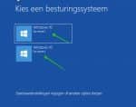 dual boot selecteren