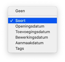 groepeer stapels op