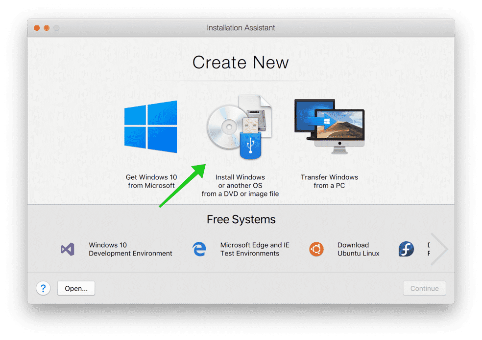 新的Windows安装与桌面平行