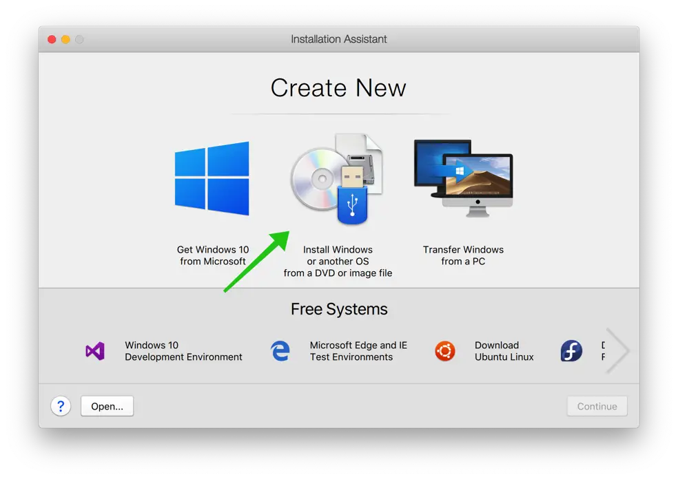 nieuwe windows installatie parallels desktop