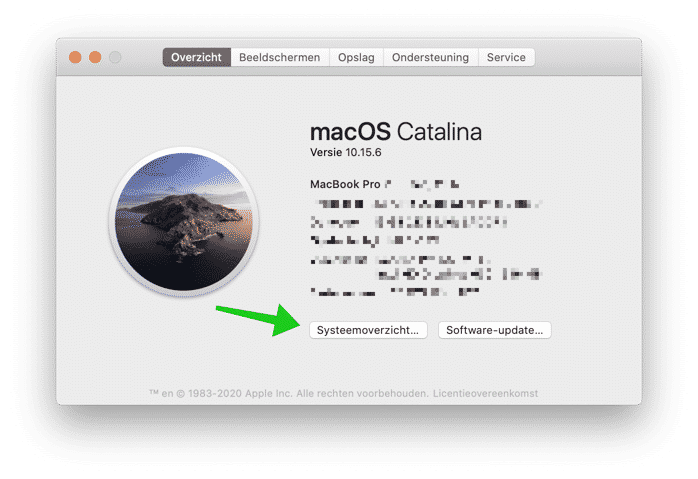 systeemoverzicht mac