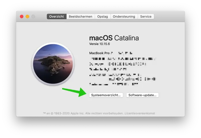 systeemoverzicht mac