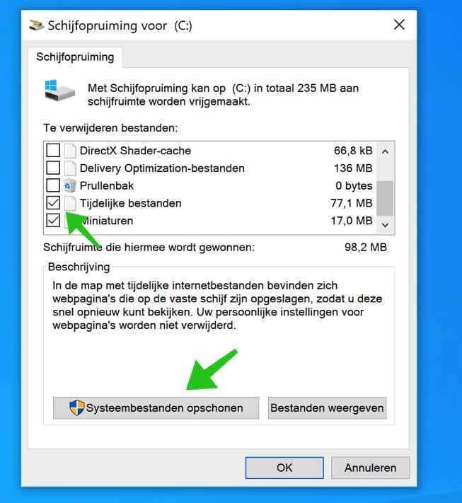 Zielig Voetganger duurzame grondstof Windows Cache legen, tijdelijke bestanden opruimen - PC Tips