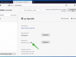 wachtwoord weergeven in firefox