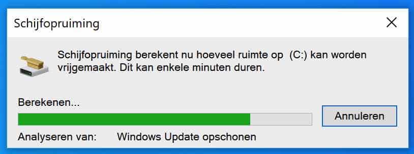 windows bestanden opschonen