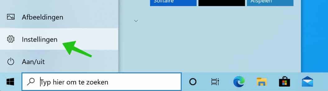 abrir la configuración de windows