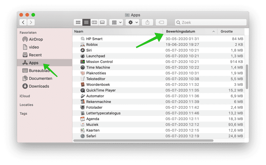 detect old apps on mac